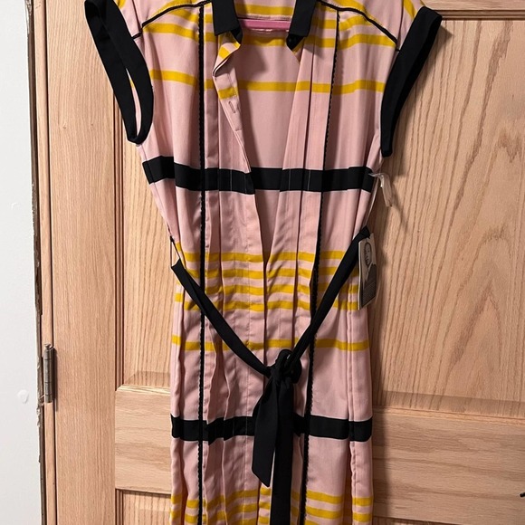 Jason Wu for Target NWT Sleeveless Collared Pleated Shift Mini Dress Sz M - Picture 2 of 8